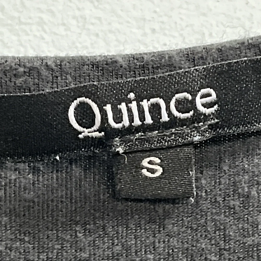 Quince Dress Black Tencel Tank Midi Size S Lagenlook Capsule Casual Comfort - Picture 4 of 9